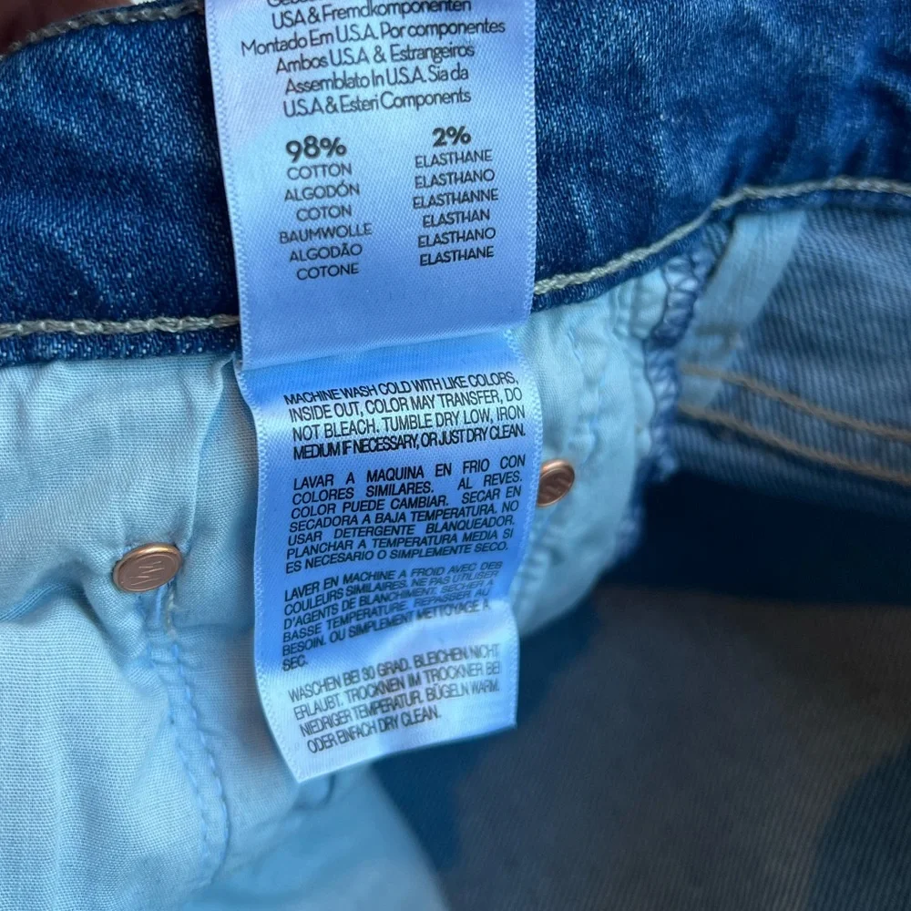 Mother The Swisher Sneak Fray Jeans Size 26 - Picture 11 of 16